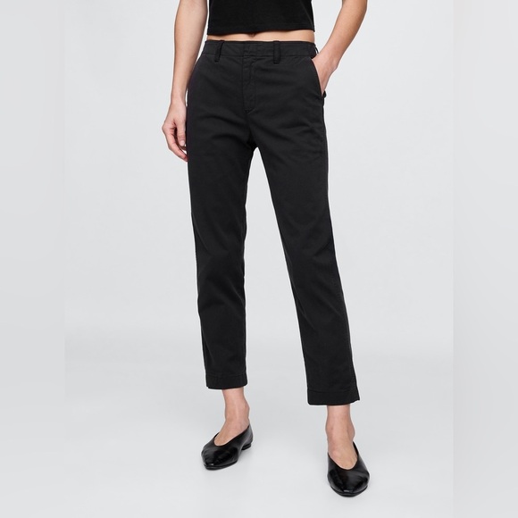 GAP Mid Rise Downtown Khakis Black Size 8 NWT Brand New - Picture 14 of 14